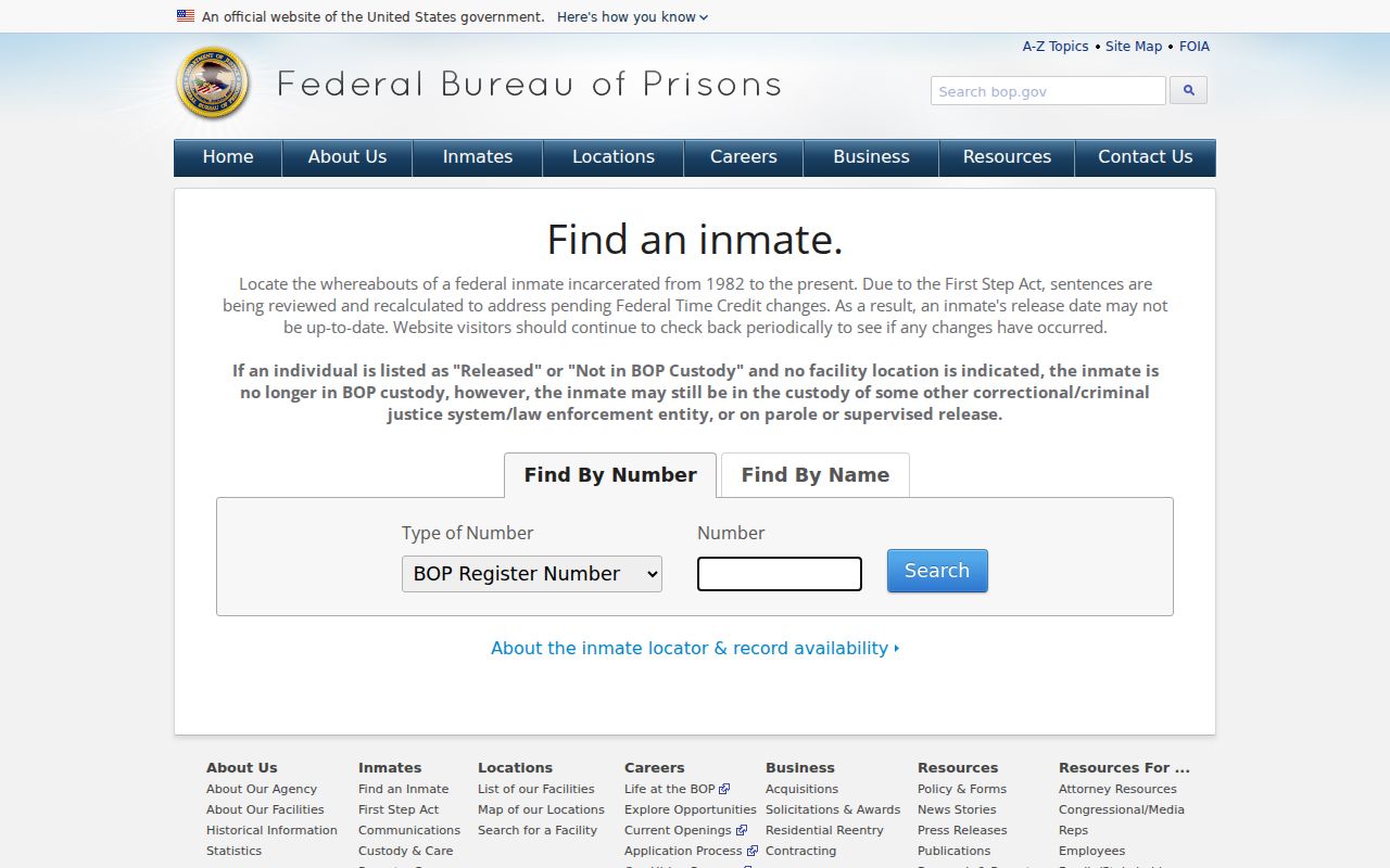 Federal inmate locator compared with Fayette County arrest records