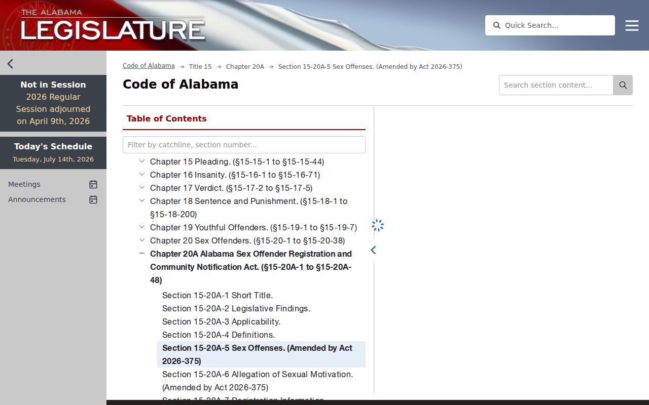 Fayette County sex offender registration law in ASORCNA